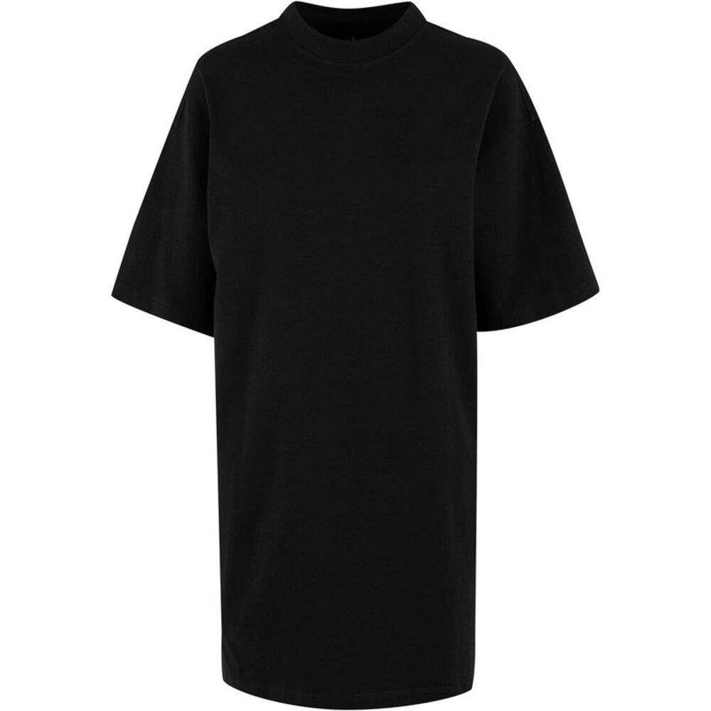 New Morning Studios Womens/Ladies Heavy Oversized T-Shirt Dress / Black